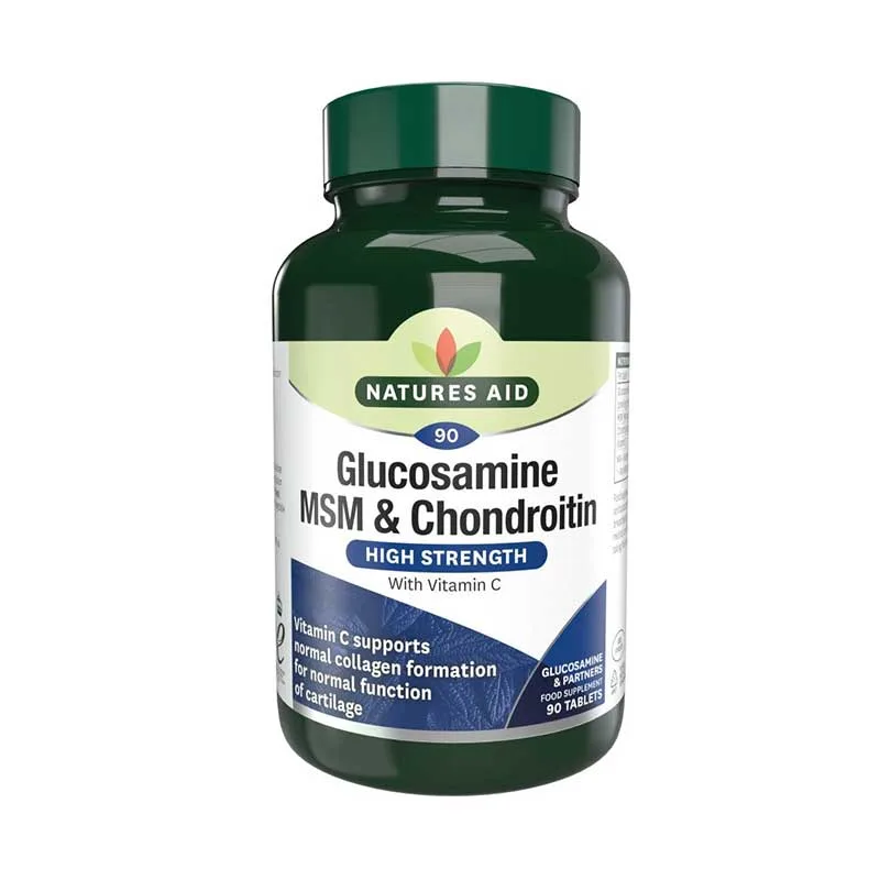 Nature's Aid Glucosamine &MSM & Chondroitin 90 Tabs