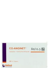 Co-Anginet 80/12.5mg 30 tablets