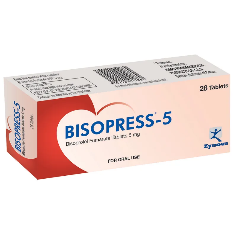 Bisopress 5mg 28 tablets