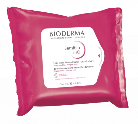 Bioderma Sensibio H2O 25 makeup removing wipes