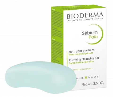 Bioderma Sebium purifying cleansing bar 100g