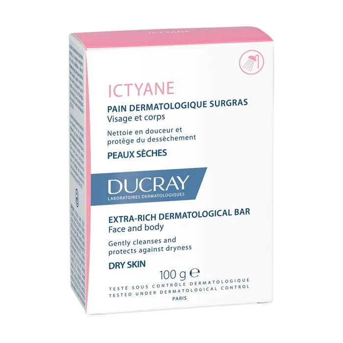 Ducray Ictyane dermatological bar 100g