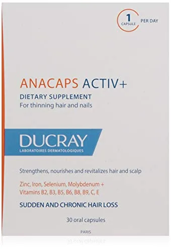 Ducray Anacaps Activ 30 oral capsules