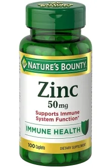 Nature's Bounty Zinc 50mg 100 tablets