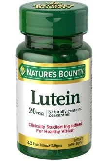 Nature's Bounty Lutein 20mg 40 softgels