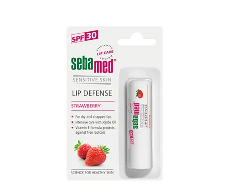 Sebamed Lip Defense Stick Strawberry SPF30 4.8g