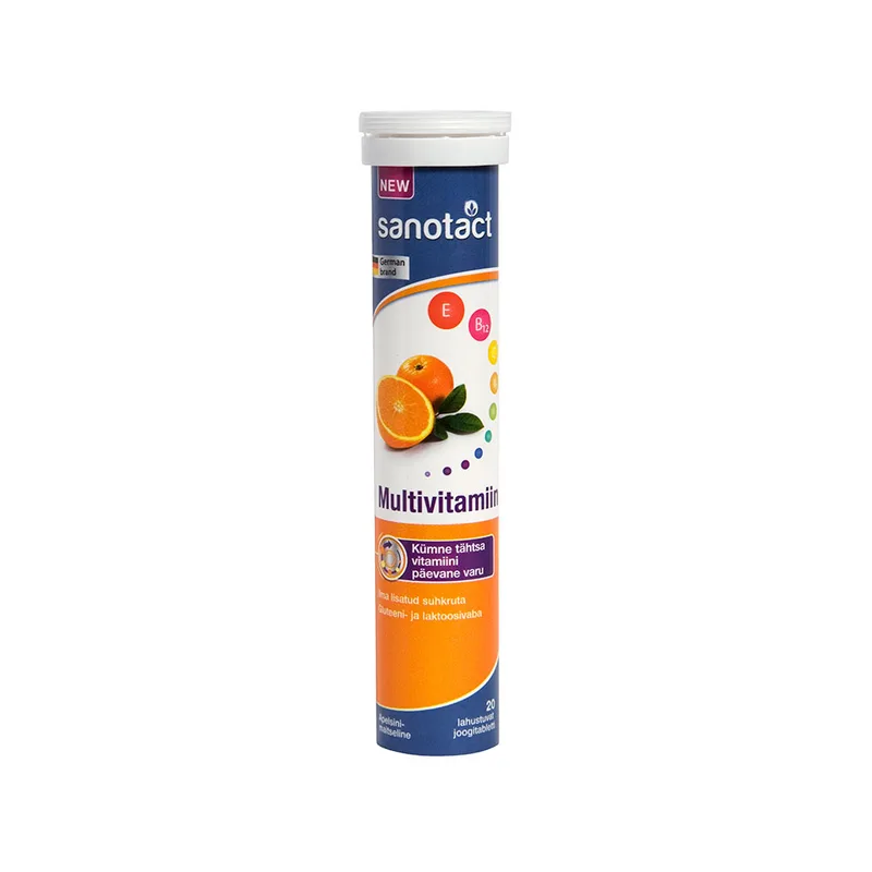 Sanotact Multivitamins Orange Tabs 20'S