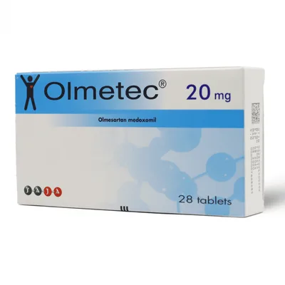 Olmetec 20mg 28 Tablets