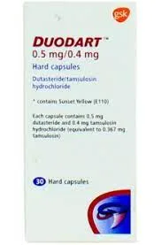 DUODART 0.5MG/0.4MG CAPSULES 30'S