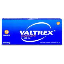 VALTREX 500MG TABS 10'S