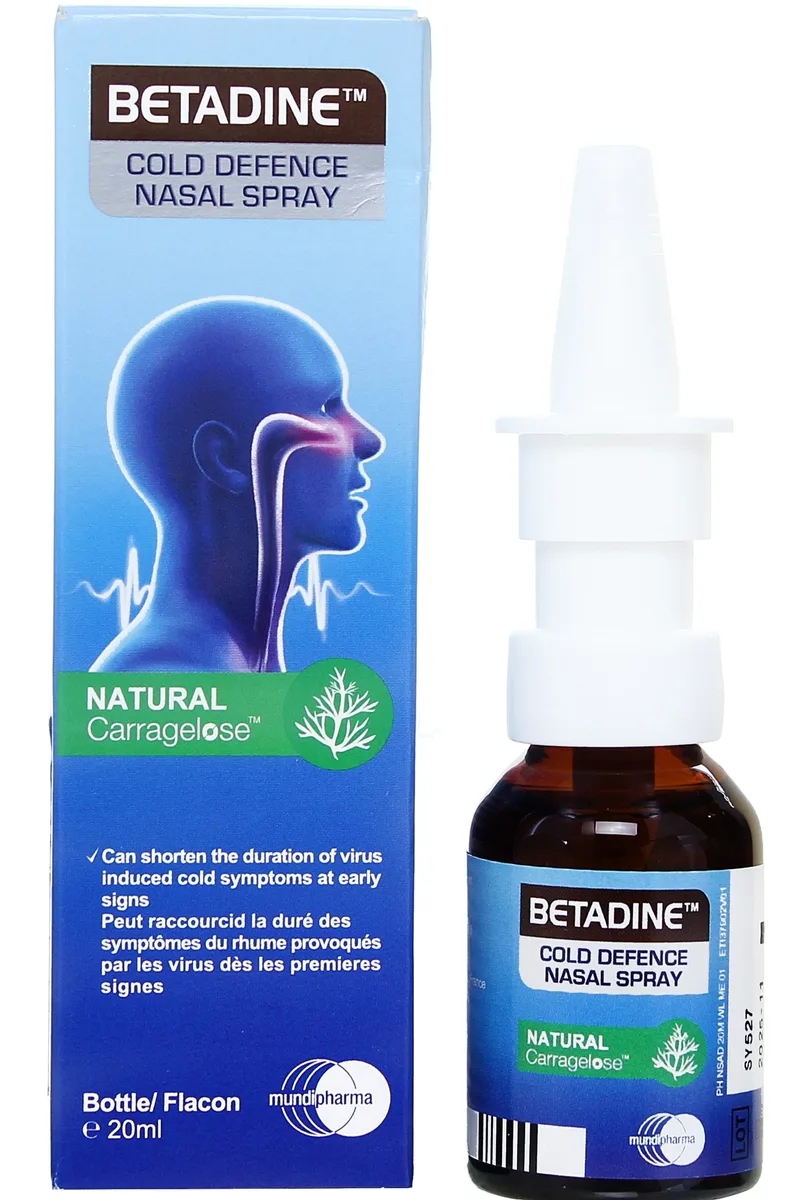 BETADINE COLD DEFENCE NASAL SPRAY 20ML PACK