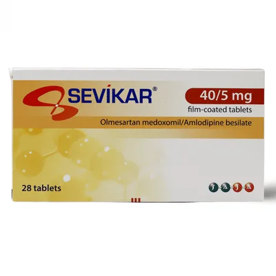 SEVIKAR 40MG/5MG TABS 28'S