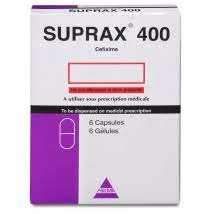 Suprax 400mg 6 capsule