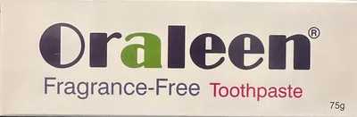 ORALEEN TOOTHPASTE ( FRAGRANCE FREE) 75G