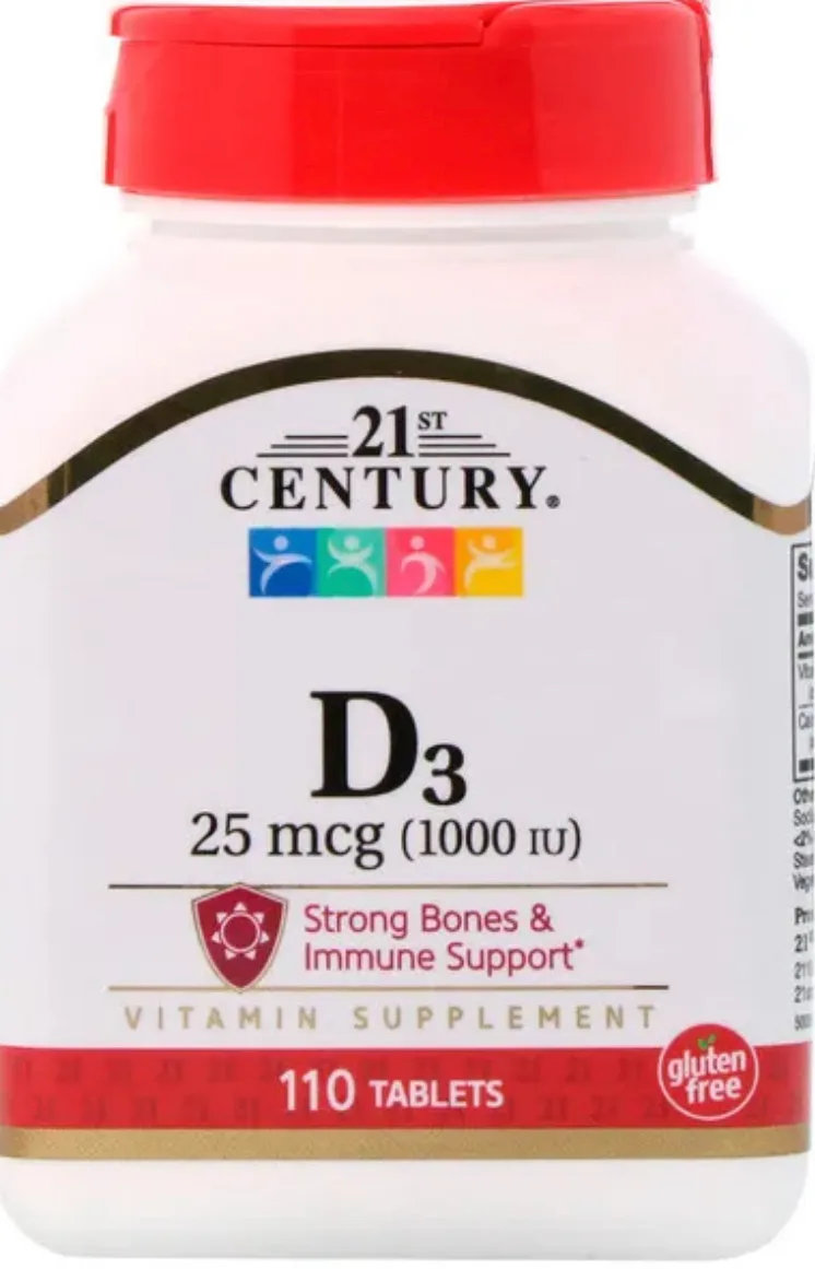 21stCentury D3-1000IU 110Tablet