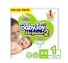BABY JOY NEWBORN VALUE PACK  44'S