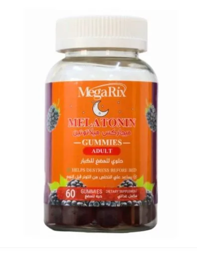 MEGARIX MELATONIN ADULTS GUMMIES 60'S