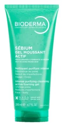 Bioderma Sebium Gel Moussant Actif 200ml