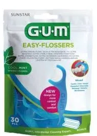 GUM 890 EASY FLOSSERS WAXED 30'S