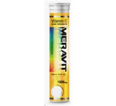 Meravit Vitamin C 1000mg eff tablets 20'S