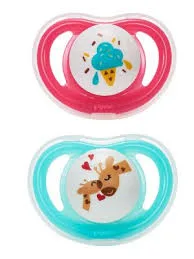 PIGEON (78264) DOUBLE PACIFIER GIRL (12+M)