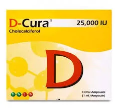 D-cura 25000iu Oral Solution Amps. 4's