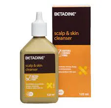 BETADINE SCALP SCALP & SKIN CLEANSER 125ml