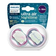 Avent Ultra AIR NIGHT TIME Pacifier (6-18M)