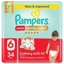 Pampers Premium Pants S6, 34'S