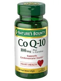NATURE'S BOUNTY CO Q10 + L-CARNITINE 60'S