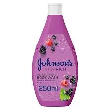 JOHNSON & JOHNSON BERRY BODY WASH 250ML