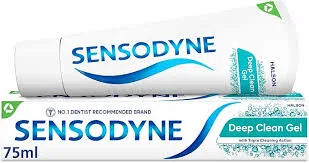 SENSODYNE TOOTHPASTE DEEP CLEAN GEL 75ML