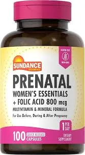 Sundance PRENATAL VITAMINS AD MINERALS 100 CAP