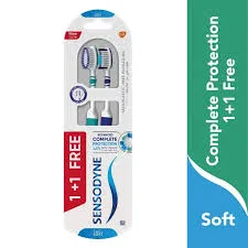 SENSODYNE TOOTHBRUSH COMPLETE PROTECTION SOFT 1+1 FREE