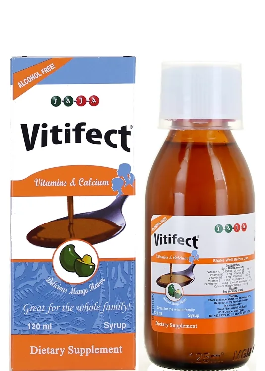 Vitifect Syrup Effective Relief Natural Extracts For Improved Well-being 120 Ml