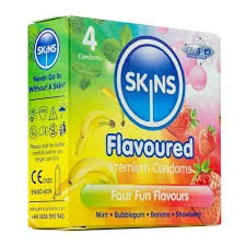 SKINS CONDOMS FLAVORS 4'S