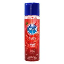 SKINS AQUA STRAWBERRY WATER BASED LUBRICANT 130ML