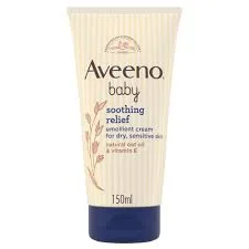AVEENO BABY SOOTHING RELIEF EMOLLIENT CREAM FOR DRY SENSITIVE SKIN 150ML