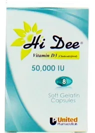 HI DEE VITAMIN D3 50,000 IU 8'