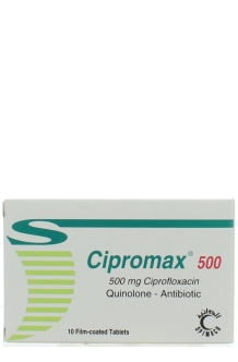 Cipromax 500mg 10 tablets