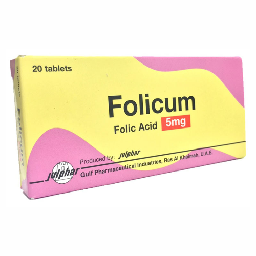 FOLICUM 5MG TABLETS 20 S