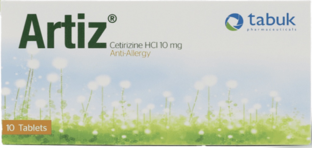 ARTIZ 10MG,10TABLETS