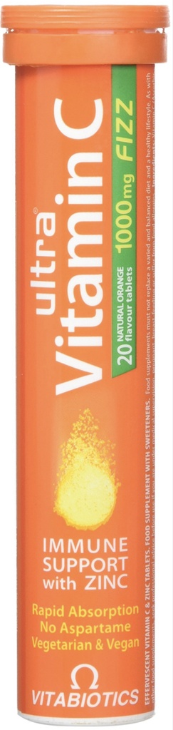ULTRA VITAMIN C 20 EFF. TABLETS