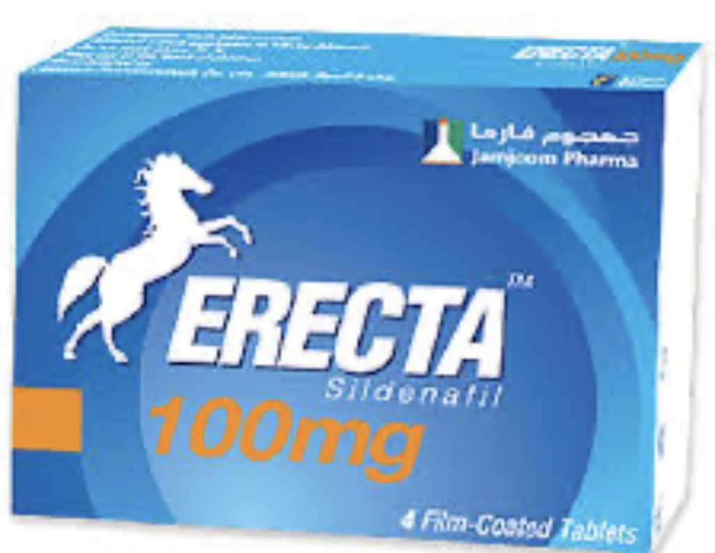 ERECTA 100MG, 4'S