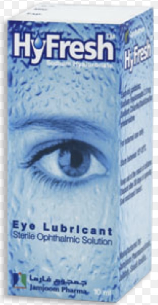 Hyfresh eye drops