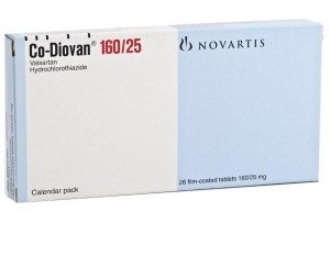 CO-DIOVAN 160/25mg TABS 28's