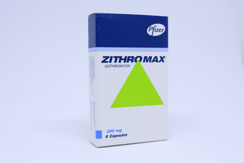 ZITHROMAX 250mg 6 capsules