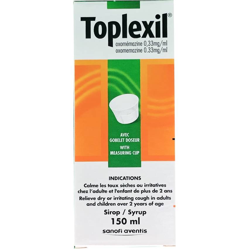 TOPLEXIL 0.33MG/ML SYRUP 150ML
