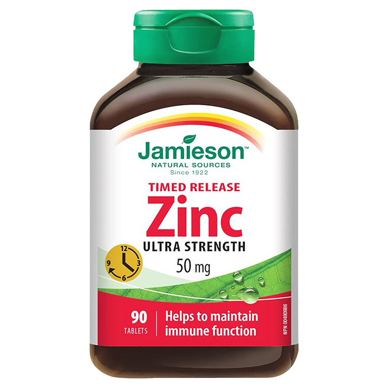 JAMIESON ZINC 50MG TAB 90"S