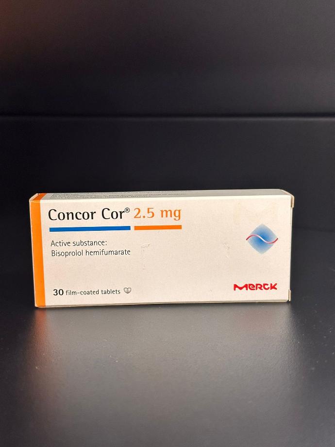 CONCOR COR 2.5MG TAB 30'S